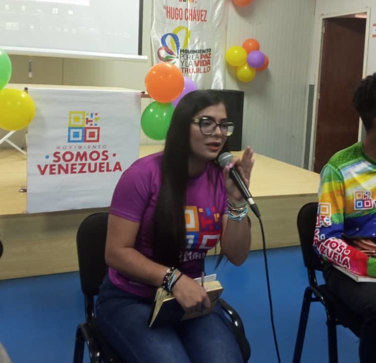 a diputada Vanesa Montero, con apenas 27 años, es clave en los objetivos políticos del Movimiento Somos Venezuela