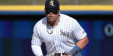 Andrés Chaparro desatado pegando par de cuadrangulares este viernes en triple A