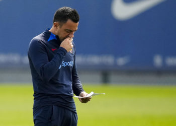 Xavi: «Si ganamos esta Liga, será la rehostia»