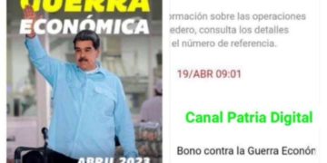 A 770Bs llega “bono Contra la Guerra Económica” para jubilados y pensionados