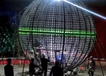 Mérida: Tremendo susto en el Globo de la Muerte del Circo de México