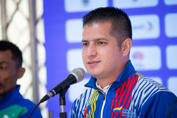 Foto de archivo del ministro de Deportes de Venezuela, Mervin Maldonado. EFE/ Rayner Peña R.