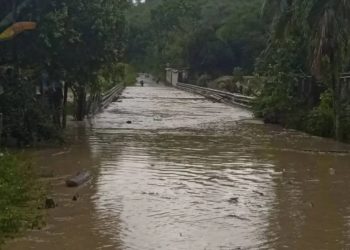 Bajo las aguas fincas del sector Onia Culegría en Alberto Adriani