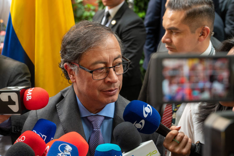 El Presidente de la República de Colombia, Gustavo Petro, en una fotografía de archivo. EFE/ Fernando Villar