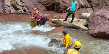 Hallan el cuerpo de un hombre que fue arrastrado por la quebrada el Chácaro 