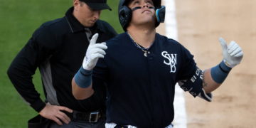 Andrés Chaparro la descosió este martes en triple A, de 5-5 con grand slam