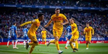 Barça conquistó su Liga 27 de España goleando en el Derby al Espanyol