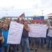 Camioneros protestan en Sabana de Mendoza en solidaridad a colegas detenidos en Caracas