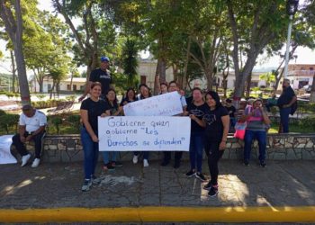 Educadores sin miedo salieron a protestar en Betijoque