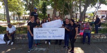 Educadores sin miedo salieron a protestar en Betijoque
