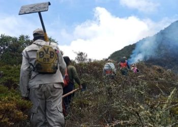 Incendio forestal amenaza Parque Nacional “Ramal de Calderas” en Boconó