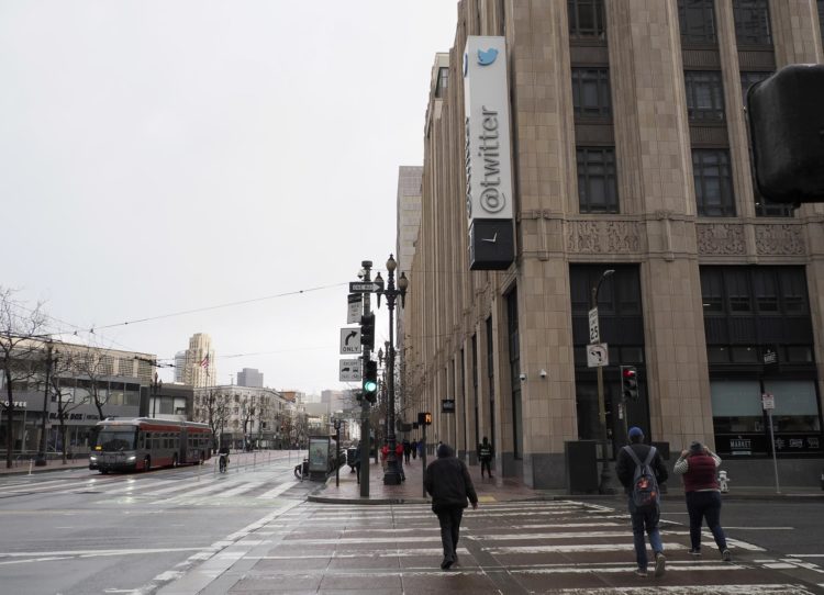 Vista de la sede de Twitter en San Francisco, California (EE.UU.), en una fotografía de archivo. EFE/John G. Mabanglo