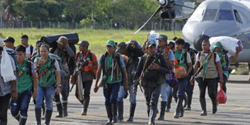 Los indígenas buscan que la selva «libere» a los cuatro niños desaparecidos en Colombia