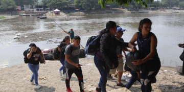 Frontera sur de México, sin reforzamiento de seguridad y abierta al paso de migrantes