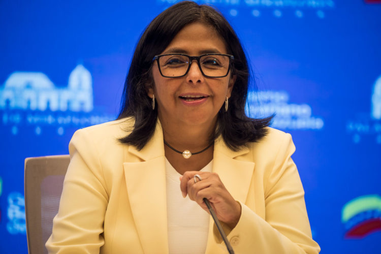 La vicepresidenta ejecutiva de Venezuela, Delcy Rodríguez, en una fotografía de archivo. EFE/Miguel Gutiérrez