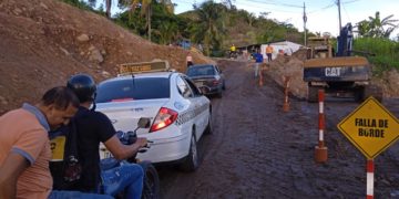 Restablecen paso provisional en el Palmar de La Copé