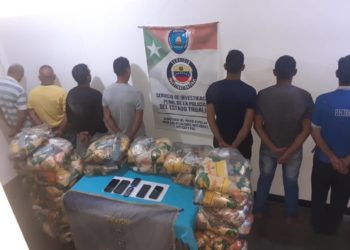 Cpet detiene en flagrancia a ocho sujetos por hurto de alimentos a la empresa Distal