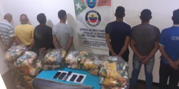 Cpet detiene en flagrancia a ocho sujetos por hurto de alimentos a la empresa Distal