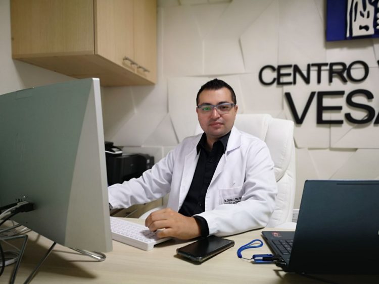 Dr Cristian Pino, presidente del Colegio de Médicos de Mérida
Foto de Yanara Vivas