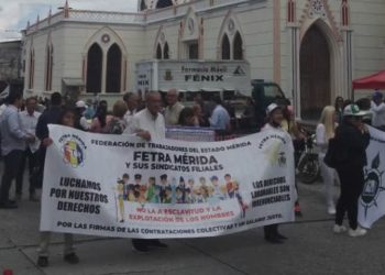 Adultos mayores e intergremial exigen una vida digna