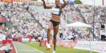 Yulimar Rojas se estrena con triunfo en la Liga Diamante