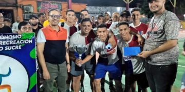 Fiesta deportiva en Sucre donde se jugó la final del Campeonato Futbol Sala del municipio