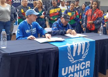 Táchira | San Cristóbal se convirtió en la primera ciudad solidaria de Venezuela al firmar convenio con Acnur