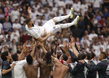 1-1. Benzema se despide con honores