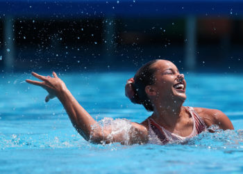 La colombiana Mónica Arango gana el oro en la natación artística