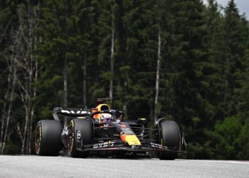 Verstappen delante de los Ferrari en el único libre del Red Bull Ring
