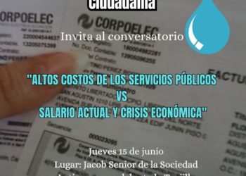 Conversatorio ciudadano “Altos costos de los servicios públicos VS salario actual y crisis económica”