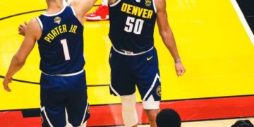 Nuggets vuelven a ganar en Miami y se ponen a ley del primer título de la NBA