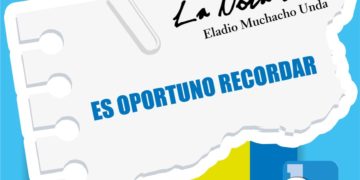 LA NOTA FRÍA | OPORTUNO RECORDAR  | Por: Eladio Muchacho Unda