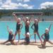 Siete niñas trujillanas viajaron a competir en Nacional de Natación Artística