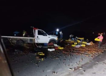 Fuerte accidente en la recta de San Pablo vía a Lara