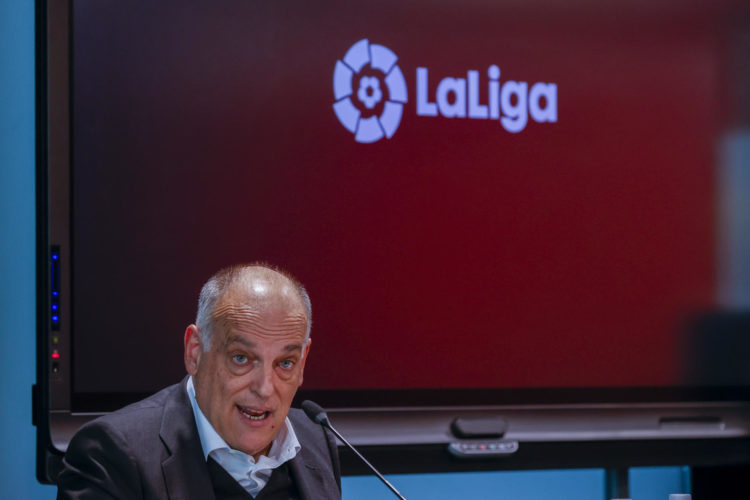 El presidente de LaLiga, Javier Tebas, en una foto de archivo. EFE/ Javier Lizón