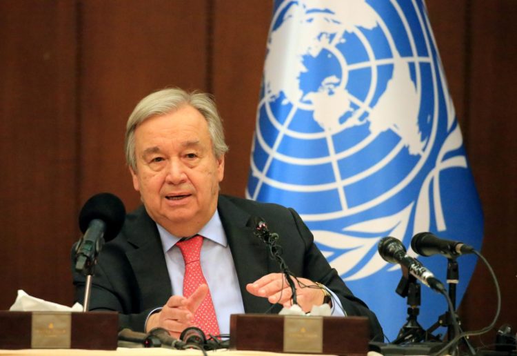 El secretario general de la ONU, António Guterres, en una fotografía de archivo. EFE/Ahmed Jalil