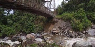 Comunidad teme el colapso de puente en Boconó por las lluvias