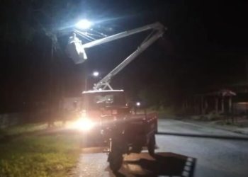 Alcaldía recupera alumbrado eléctrico de la Troncal 07 y Los Pantanos en Boconó