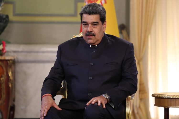 Fotografía de archivo en la que se registró el presidente de Venezuela, Nicolás Maduro, en Caracas (Venezuela). EFE/Miguel Gutiérrez