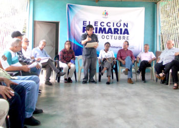 Ricardo Berríos de la Junta Regional de Primarias  se reunió en Betijoque con factores democráticos