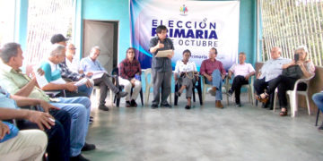 Ricardo Berríos de la Junta Regional de Primarias  se reunió en Betijoque con factores democráticos