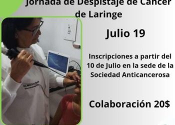 Sociedad Anticancerosa de Boconó trae jornada de despistaje de cáncer de laringe