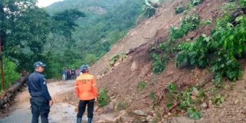 Deslizamiento de tierra en la Troncal 07 dejó sin paso vehicular a Biscucuy y Boconó