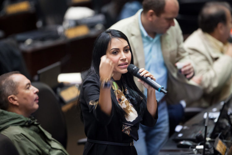 La opositora venezolana Delsa Solórzano, en una imagen de archivo. EFE/Miguel Gutiérrez