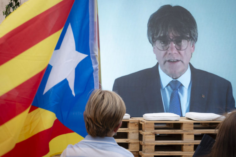 El expresidente regional de Cataluña y líder independentista Carles Puigdemont. EFE/ David Borrat