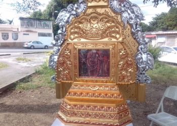 Réplica de la Virgen de la Chiquinquirá fue instalada en la comunidad de Bella Vista