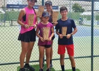 Cuatro niños trujillanos campeones en tenis infantil