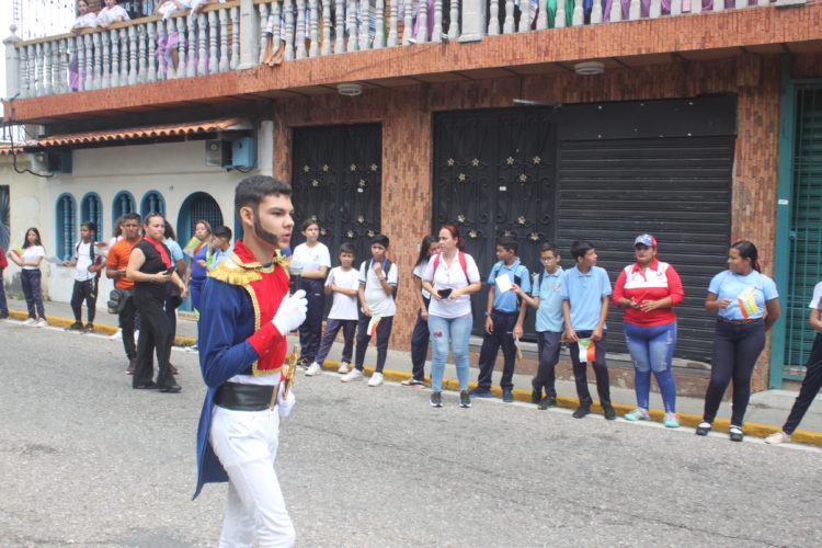 Semblanza de la presencia del Libertador en estas tierras interpretado por el estudiante y nobel actor Eduarth Montilla González.
