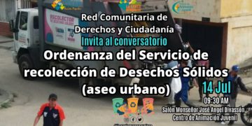 Invitan a conversatorio sobre Ordenanza de Servicio de recolección de desechos sólidos en Valera
